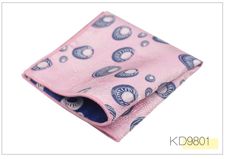 Heren pochet multicolor bruidegom zakdoek jacquard geweven zakdoek merk klassieke bruiloft: Kd9801