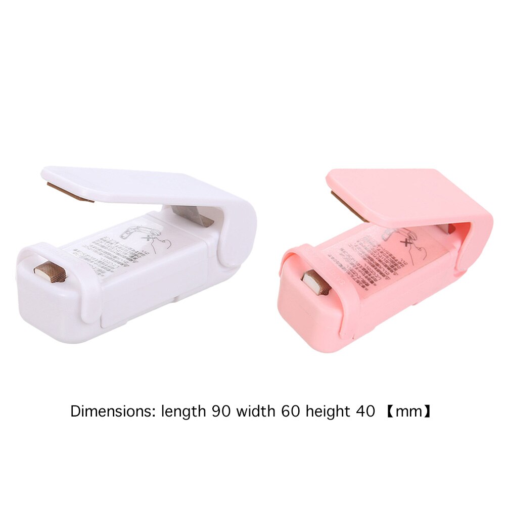 Mini Bag Sealer Sealmachine Plastic Pakket Opslag Thuis Warmte Zak Plastic Voedsel Snacks Zak Sluitmachine Voedsel Snack Verpakking
