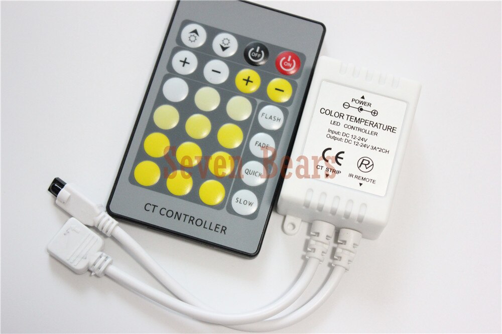 IR 24 key CCT adjustment LED controller color temperature LED controller