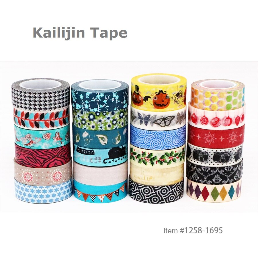 Basic Washi Tape Decorative Paper Tape Japanese Masking Tape Wrapping Tape