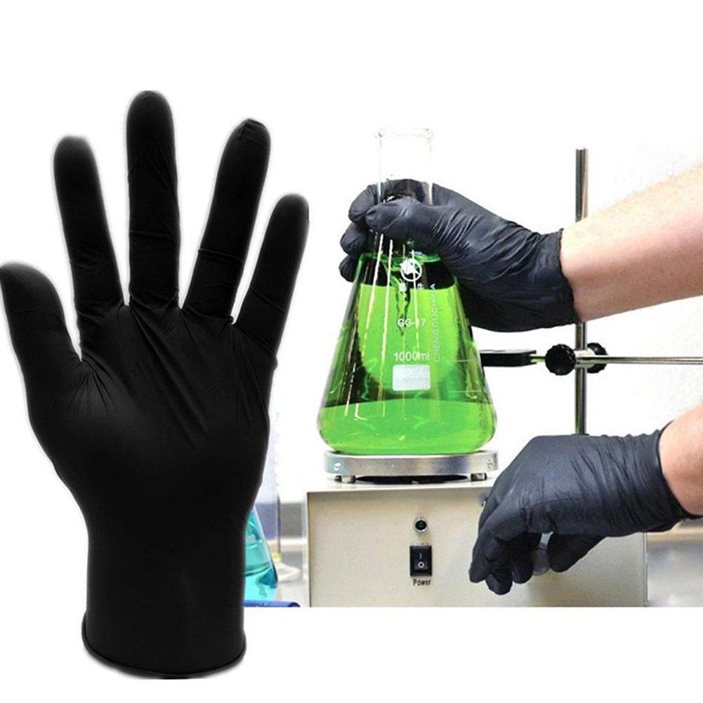 10 Pack PVC Thick And Durable Disposable Gloves Food Grade Latex Protection Nitrile Labor Protection Kitchen Work Transparent