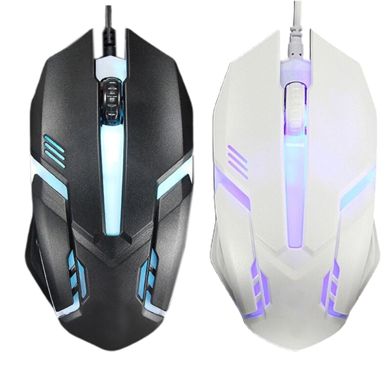 Ergonomic Wired Gaming Mouse Button LED 2000 DPI USB Computer Mouse With Backlig