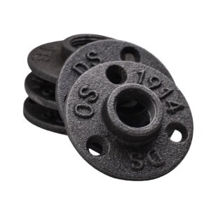 Tubo Filettato In Ghisa Malleabile, 2 Filettature Esterne, 1/2 Pollici