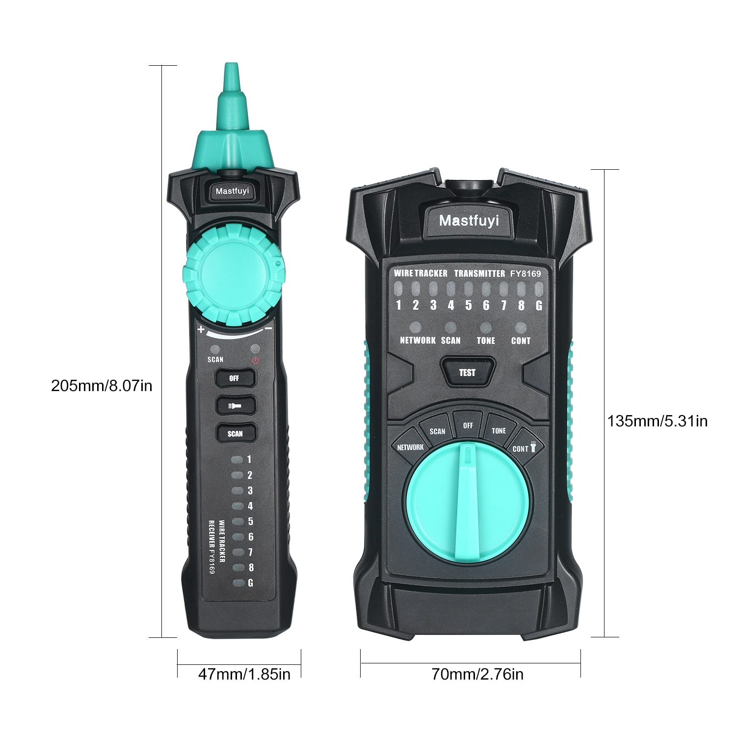 FUYI FY8169 multifonction fil Tracker réseau ligne Finder RJ11 RJ45 câble testeur câble ligne vérificateur téléphone ligne testeur