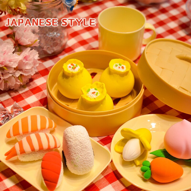 Jouet Creole en argile légère pour enfants, fait à la main, simulation de vaisselle, jeu alimentaire, matériel de bricolage: GJJWJ-01