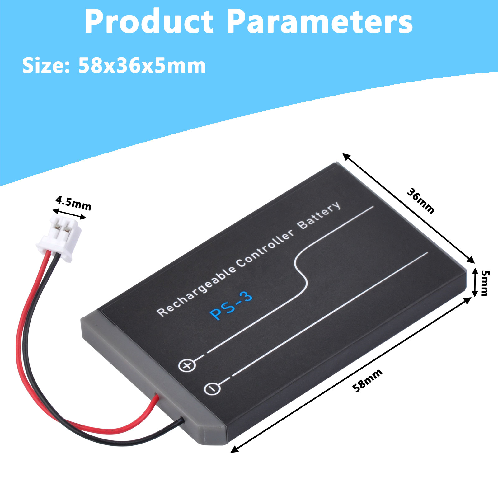 Batterie de contrôleur Batmax PS3 LIP1359 LIP1859 LIP1427 batterie PS3 pour Sony Playstation 3 Dualshock 3 PS3 contrôleur Bluetooth