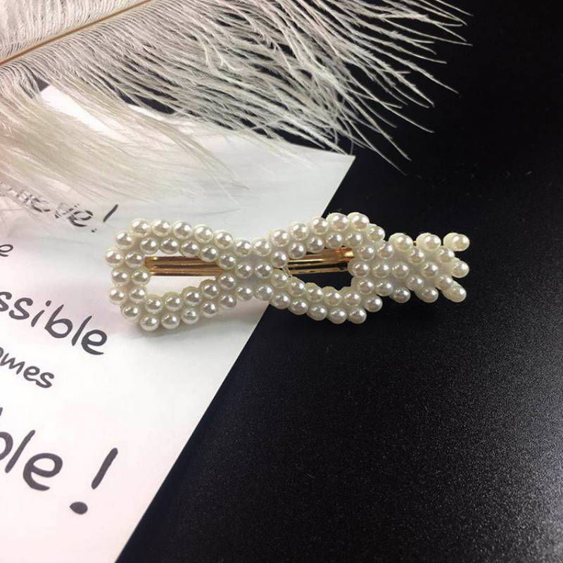 Enfants bébé filles mignon épingles à cheveux Clips mignon perle épingle à cheveux en métal Barrette enfants épingle à cheveux princesse cheveux accessoires: SZ1576A8