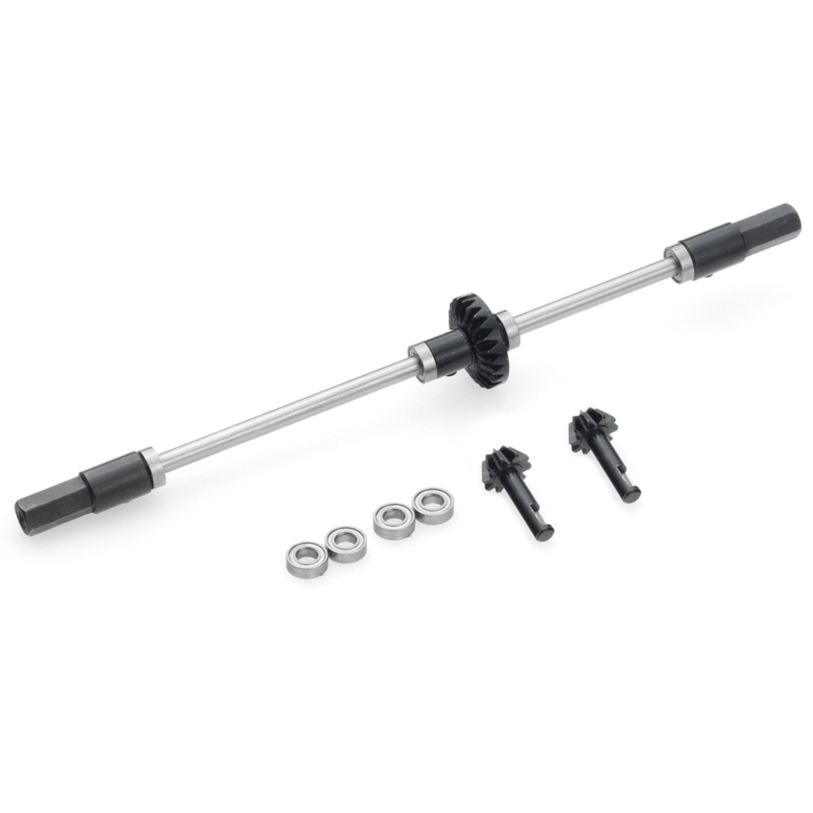Vorne Medium Hinterachse und Getriebe Set Metall Ersatz für WPL RC Militär Lkw: Medium Axle