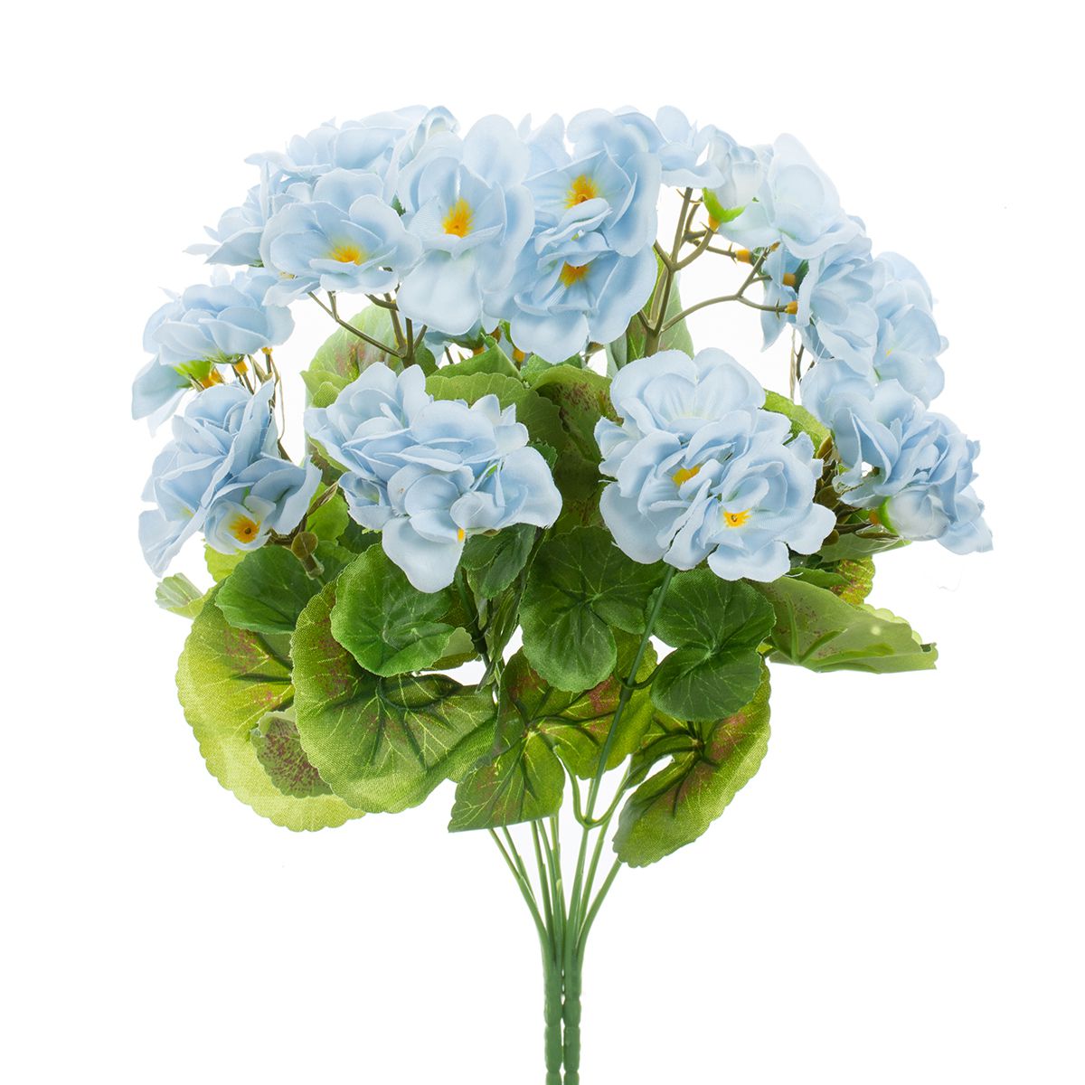 1Pc Begonia Flower Artificial Plants Wedding Background Wall Decor Home Windowsill Bonsai Christmas Garlands Vase DIY Scrapbook: Blue