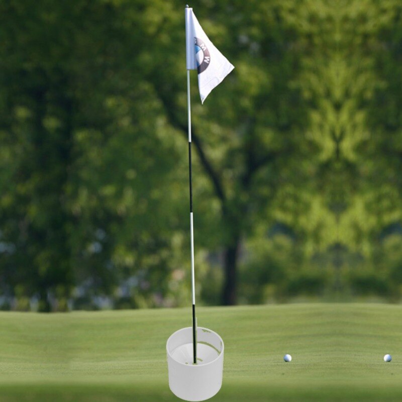 Golf Training Aids Wit Plastic Golf Hole Putting Putter Cup, Yard Garden Training Achtertuin Putting Gereedschap
