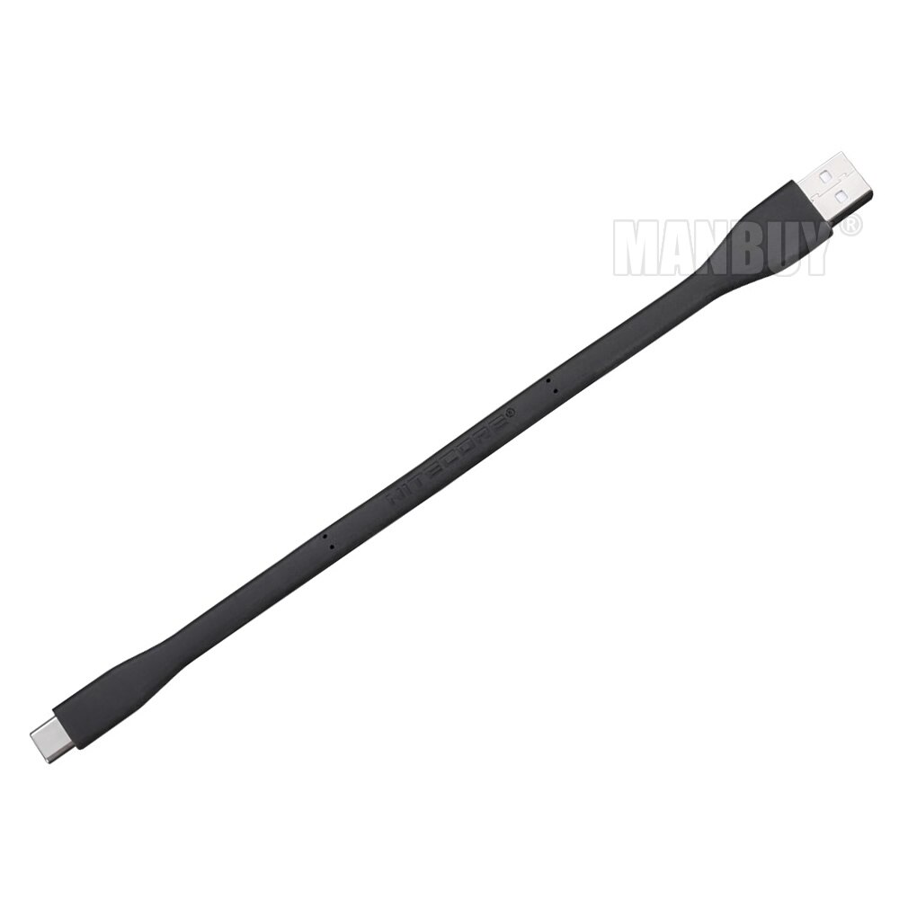 Nitecore Originele Accessoires Flexibele USB-C Stand Opladen Kabel Type C Voor Tipse TINI2 MH12V2 MH10V2 MH12S Zaklamp Koplamp