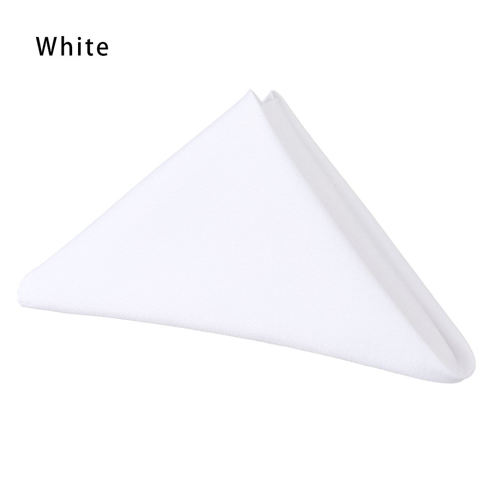 Tovaglioli per la cena rossi solidi: bianca