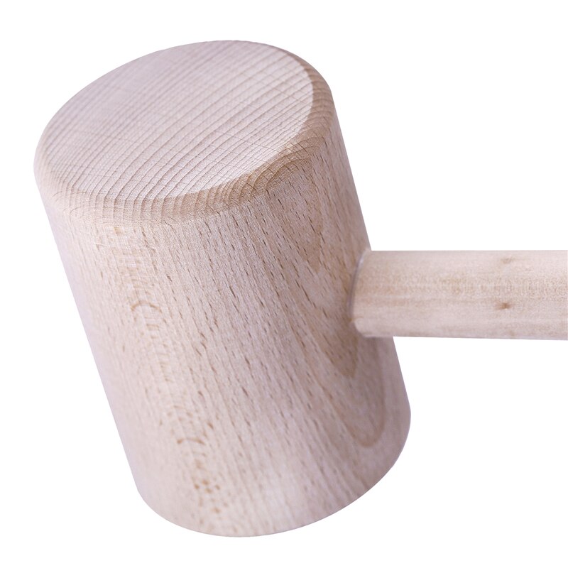 MAZO PARA tallado de madera de haya, martillo perforador para artesanía de cuero, madera de haya bien equilibrada, para carpintería, 225mm