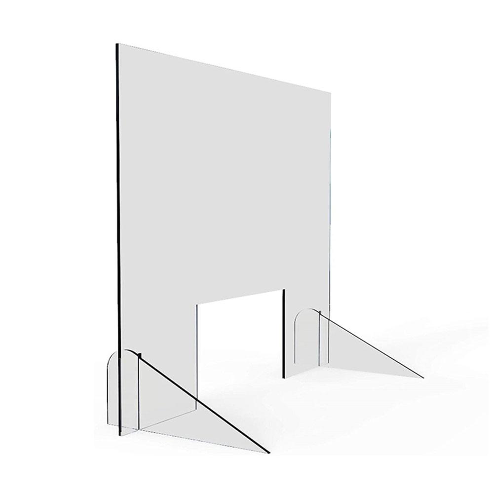 Acrylic Sneeze Guard Shield Clear Perfection Reception Side Counter Sprayed UV Cut Transparent Height Protection Screens