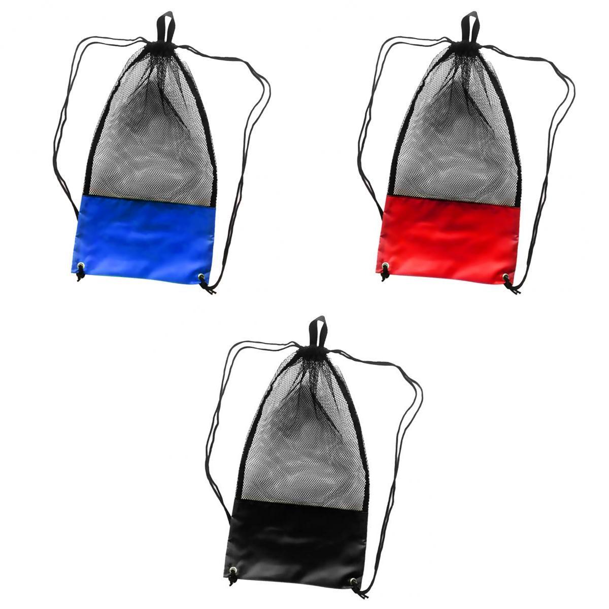 3 stuks trekkoord mesh opbergzak voor buiten, trekkoordtas voor kamperen in de buitenlucht