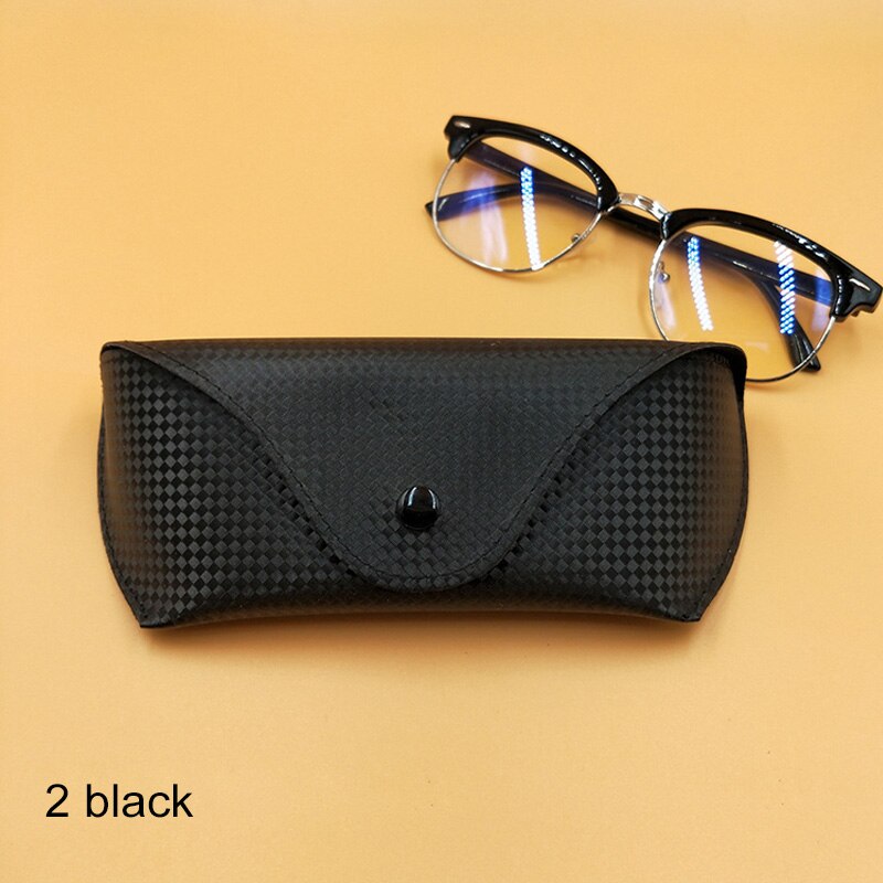 1Pcs Harde Rits Doos Draagbare Zonnebril Protector Travel Pack Bag Bril Case Black Eyewear Accessoires: black