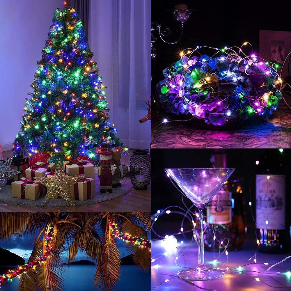 LED Koperdraad String Lamp USB Batterij Aangedreven Fairy Lamp Camping Tuin Thuis Feest Verjaardag Decoratie Krans