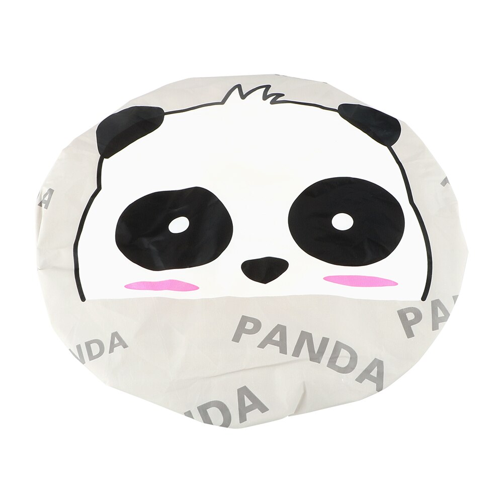 Shower Caps Bathroom Products Waterproof Cute Cartoon Animal Shower Hat Lace Elastic Band Bath Hair Caps Owl Elephant Panda