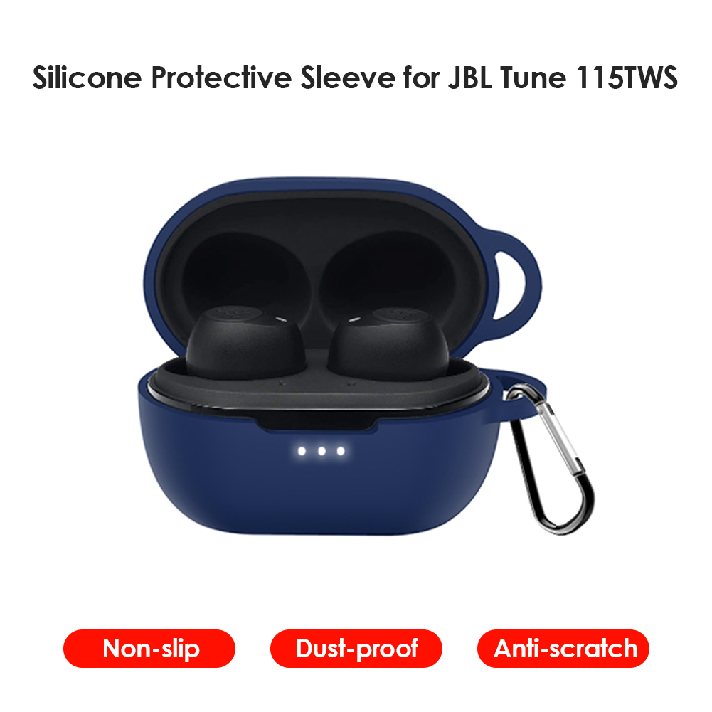 Coque de protection en Silicone pour écouteurs sans fil Bluetooth, étui Anti-chute pour écouteurs JBL Tune 115 TWS/Tune T115TWS, Accessori