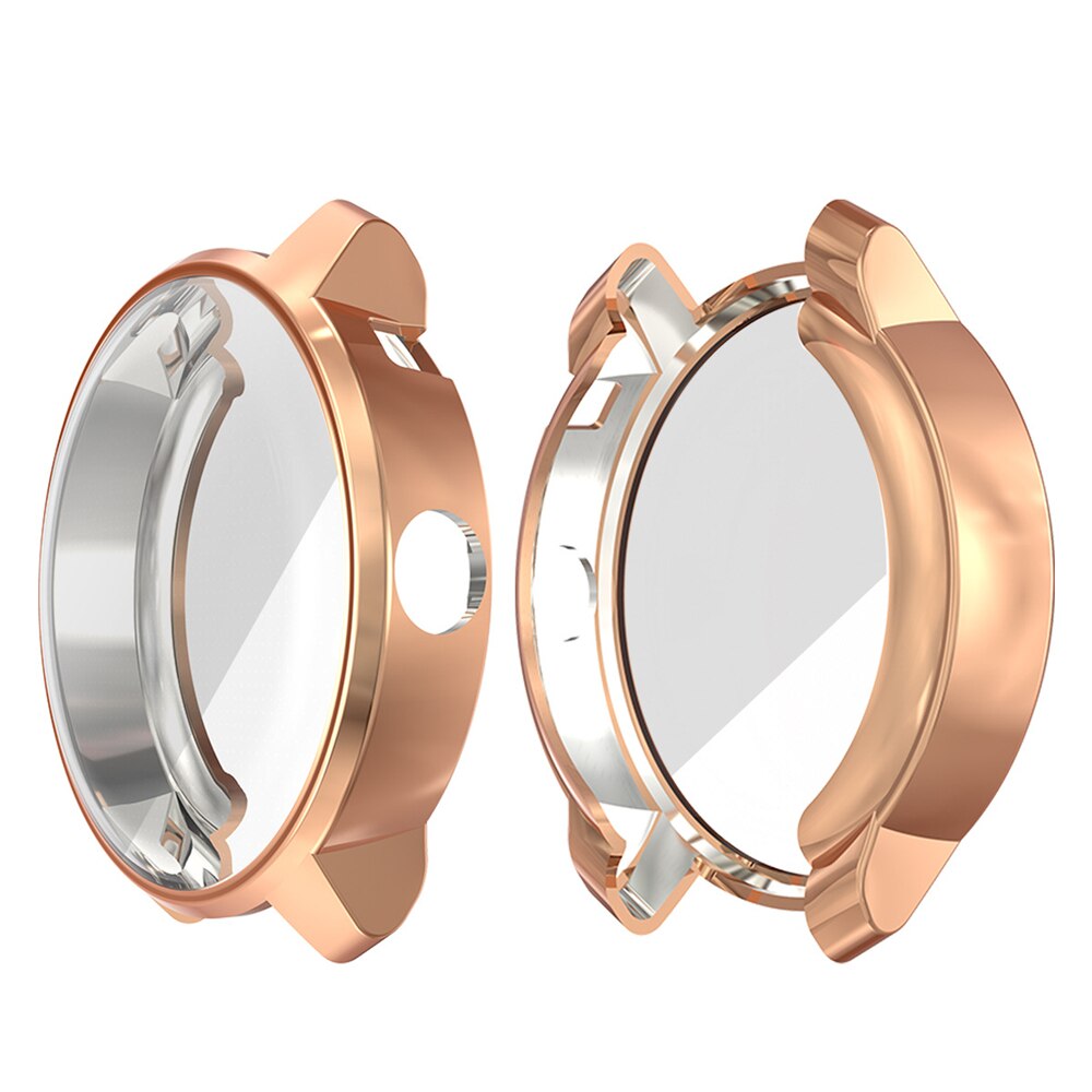 TPU Watch Protective Case for Garmin Vivoactive 3 3 Music Watch Case Ultra-Thin Watch Cover Frame Shell For Vivoactive3/3 Music: Rose gold / Vivoactive 3
