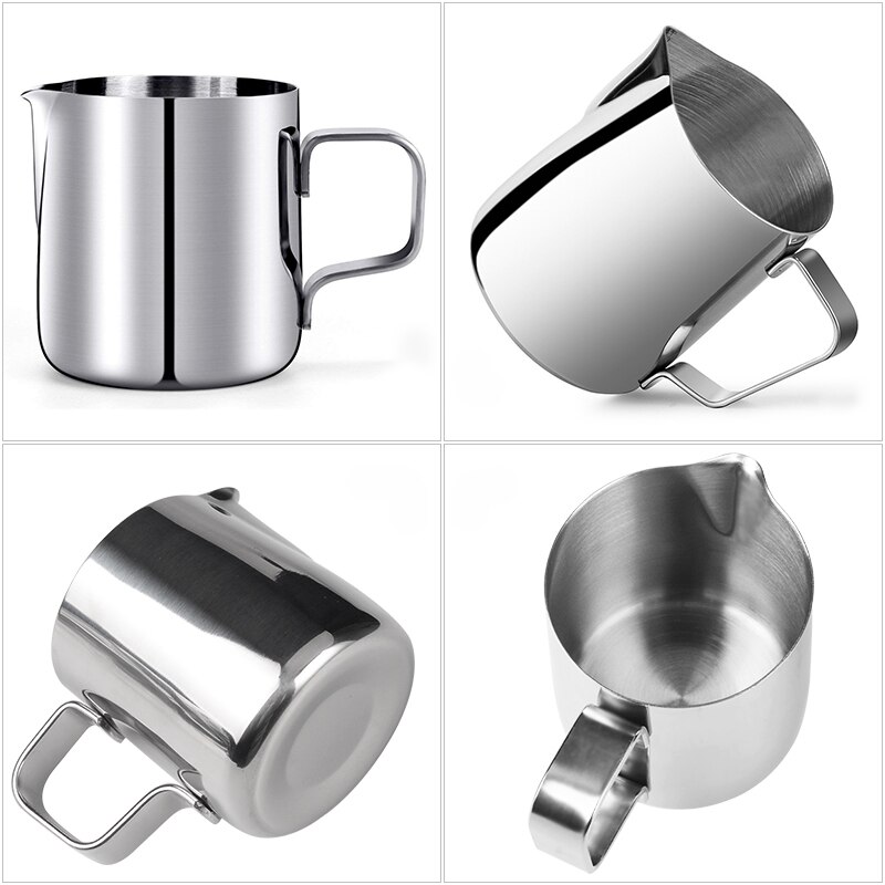 Pichet à lait en acier inoxydable, pour mousseur à café expresso, Barista Craft, Latte