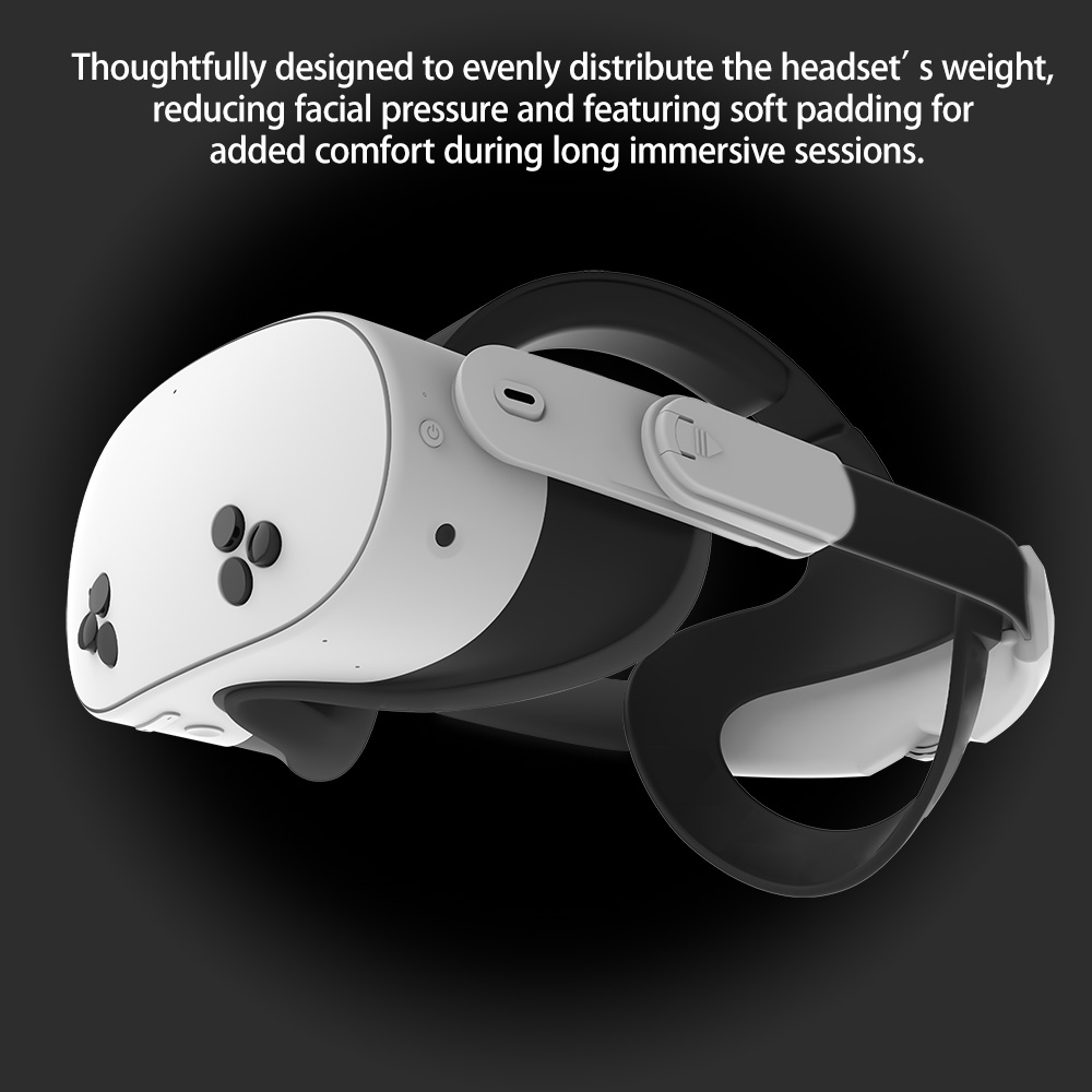 til oppdrag 3s vr spilling elite hodestropp med komfortabelt ansiktsgrensesnittbrakett til meta oppdrag 3s vr-tilbehør