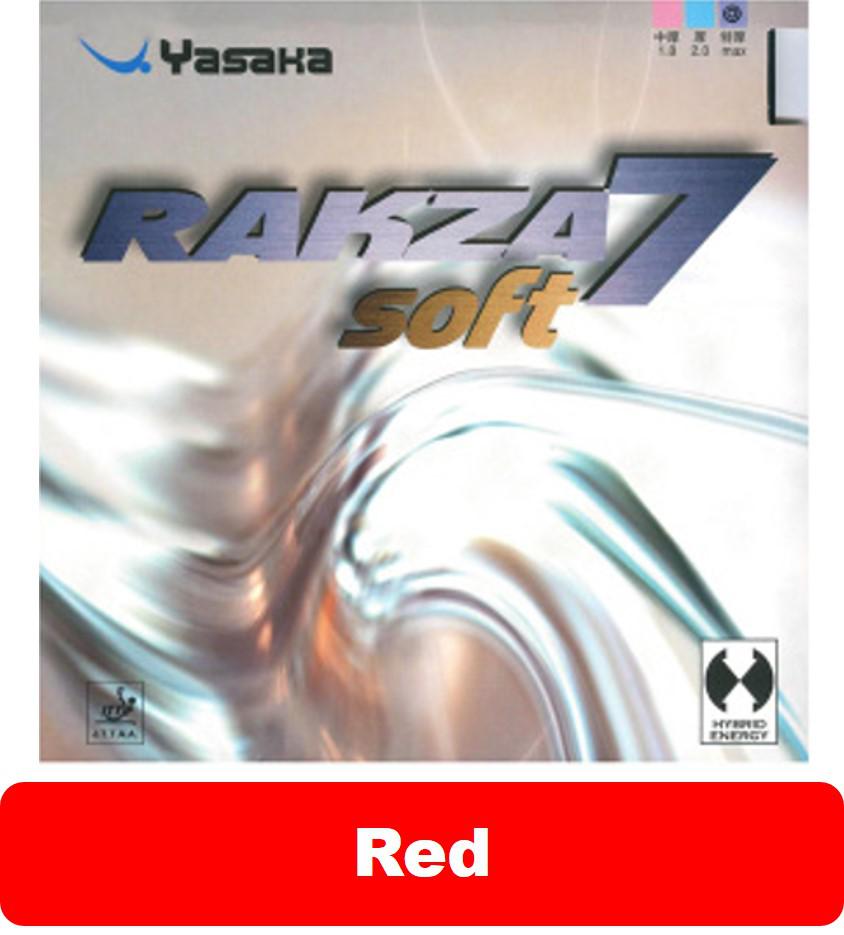 Yasaka-Tenis De Mesa RAKZA 9 RK9 RK 7 RK 7, gomas hybid energy, Tenis De esponja De Ping Pong: RK Soft 7  max red