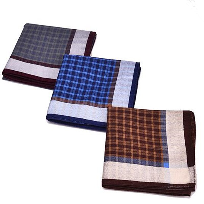 Fort Hoop 12Pcs 40*40Cm 100% Katoen Zakdoeken Mannen Pocket Zakdoeken Mannen Business Vierkante Zakken zakdoek: style 4