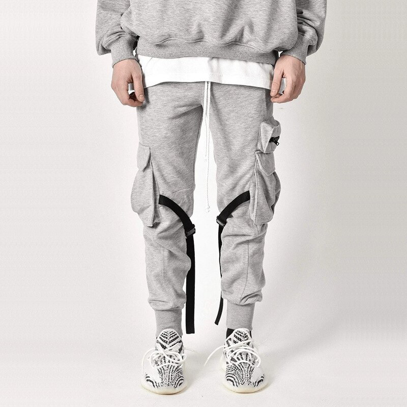 Herfst Joggers Sport Broek Mannen Katoen Runn Jogging Sport Cargo Broek Basketbal Training Joggingbroek Gym Fitness Broek