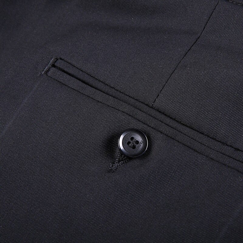 Mannen Twee Knoppen Pakken Slim Fit Gentlemens Mode Pakken Werken Uniform Set Bruidegom Jurk Past FS-117