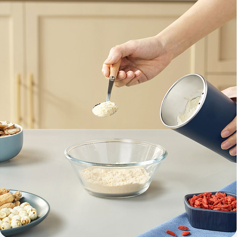 Portable Coffee Grinder Household Small Grain Grinder 8 Knife Stainless Steel Nut Bean Grain Grinding Mixer