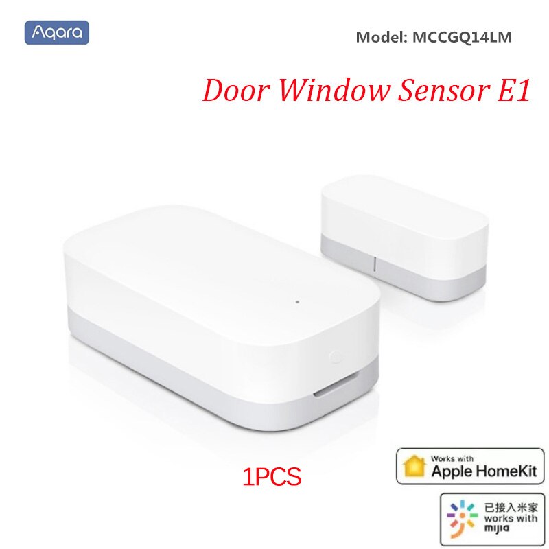 New aqara  e1 smart window and door sensor, zigbee 3,0, works with homekit and the mi home app for smart home use.: 1 pc