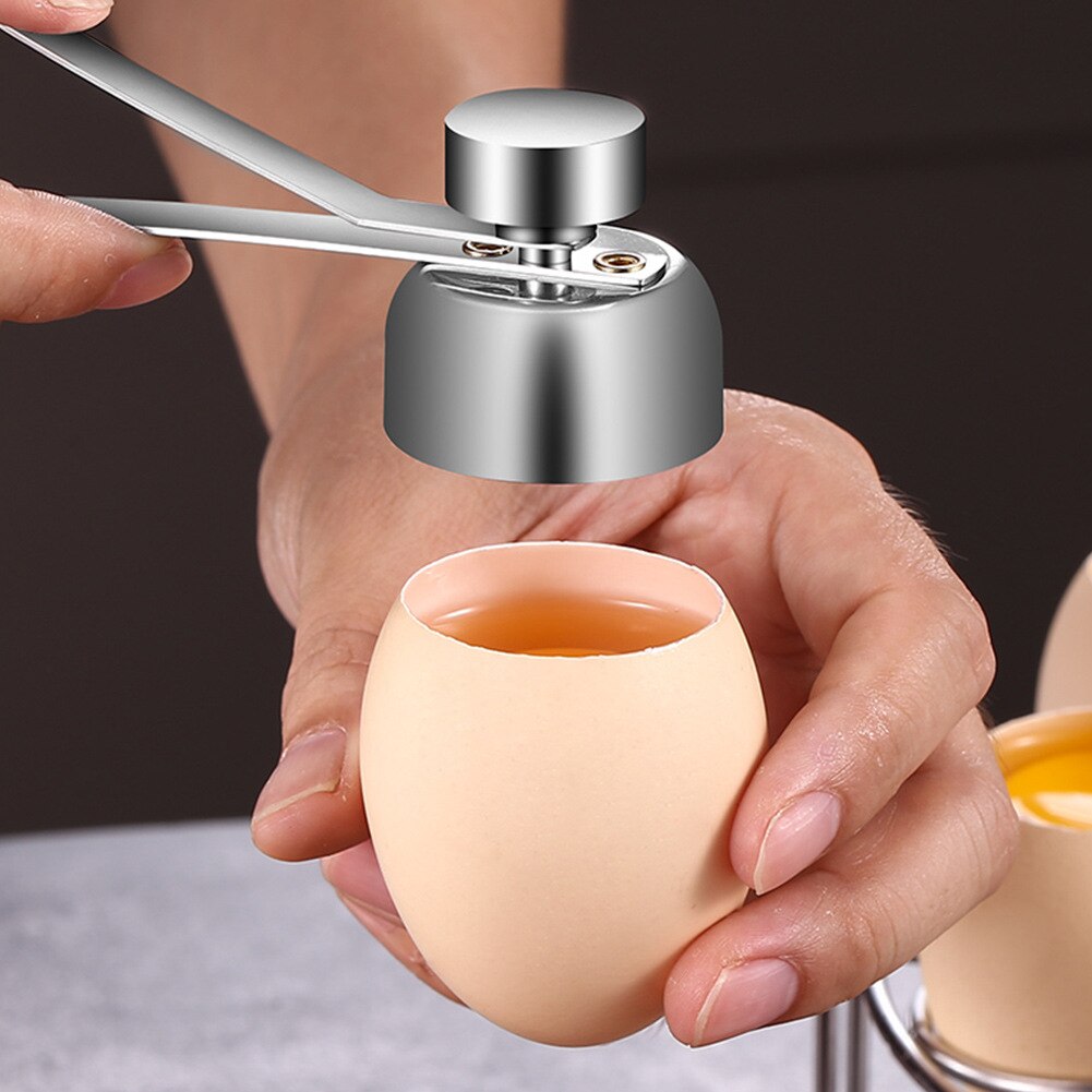 upgrade double-headed metal egg scissors egg cutter egg shell opener stainless steel poached raw egg shell opener