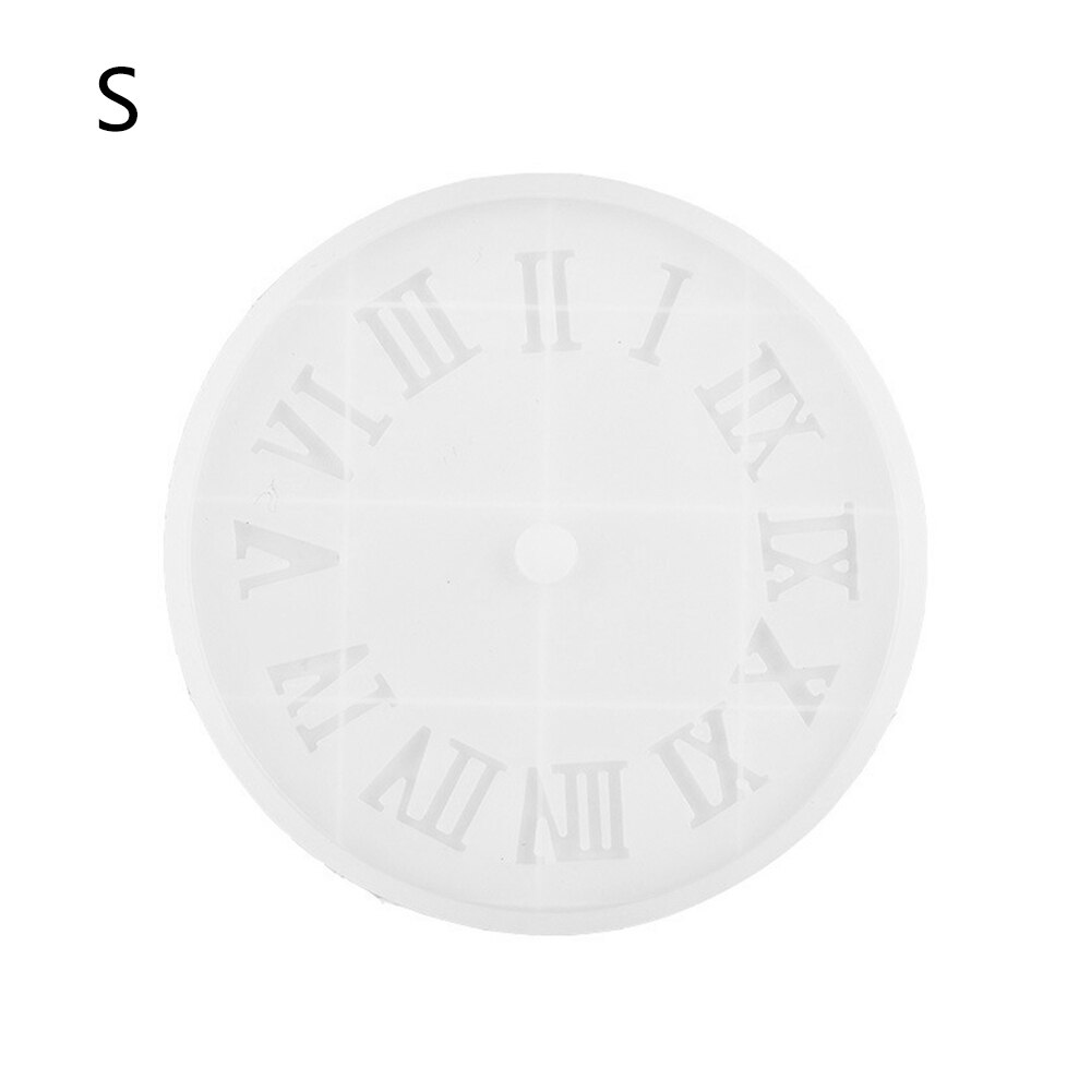 Cement Beton Siliconen Mal Diy Ambachtelijke Klok Maken Klei Gips Klei Cement Klok Mould Tool Voor Thuis Leveringen: q2