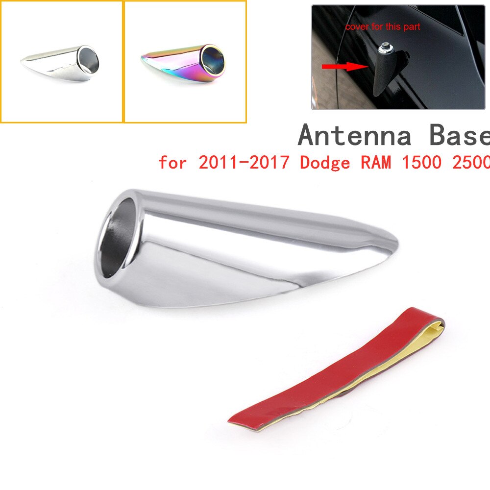 Chrome Antenne Modelleren Cover Trim Voor Dodge Ram 1500 2500 Auto Exterieur Accessoires