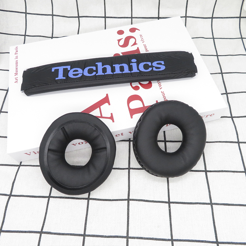 Almohadillas para auriculares RP DJ1210, almohadillas para los oídos de RP-DJ1210, almohadillas de repuesto para auriculares, almohadillas para los oídos, espuma de esponja de cuero PU