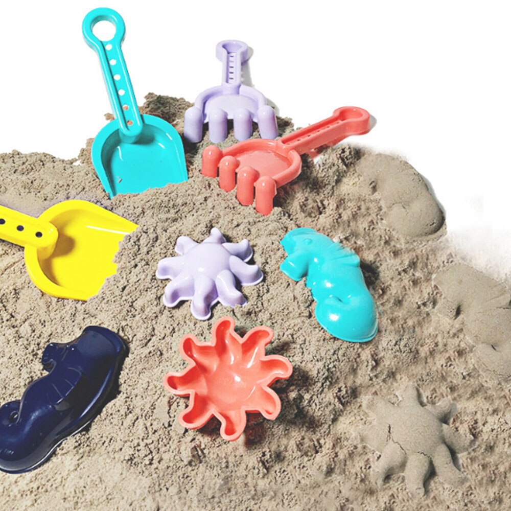 6 st baby strand sand leksaker barn sommar leksaker bilmodell sprinkler dusch spade verktyg klassisk lek leksaker