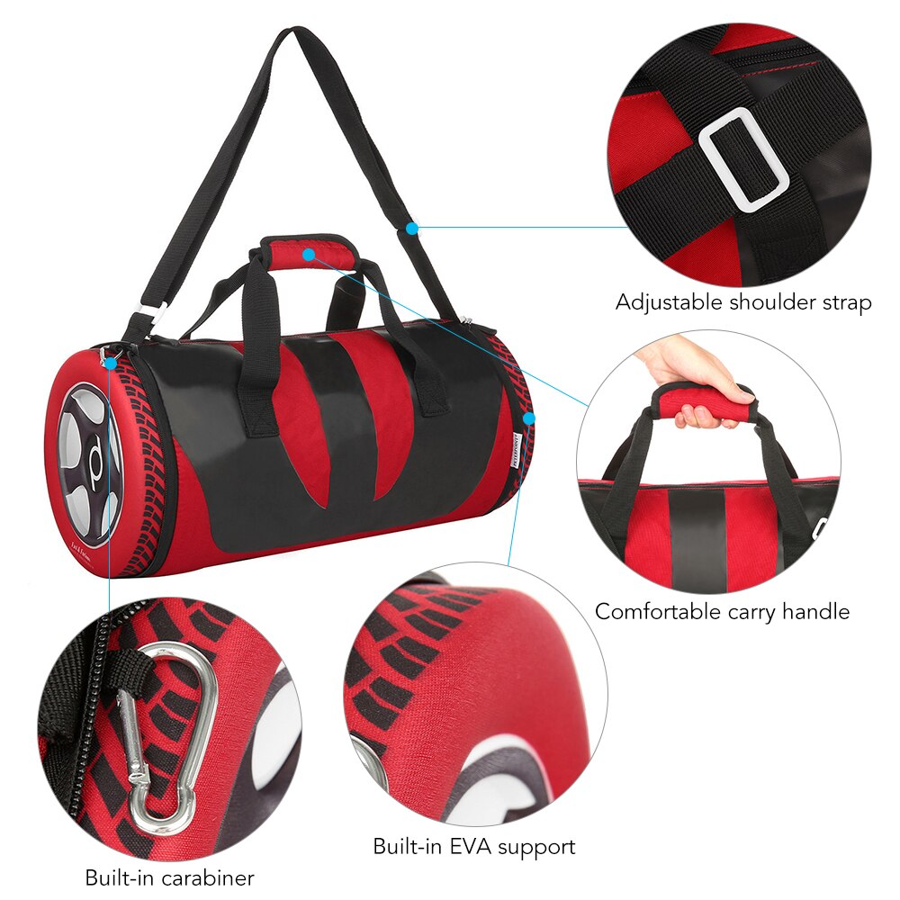 15kg Waterproof Gym Fitness Sports Bag 600D EVA Outdoor Travel Duffel Bags Foldable Men Women Workout Exercise Tire Carry Pack