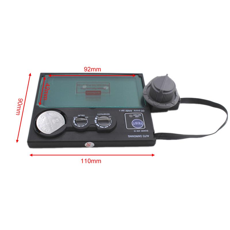 Automatic Photoelectric Welding Mask Lens Helmet Shield Solar Welding Auto Varnishing Mask Replacement Automatic Dimming Feature