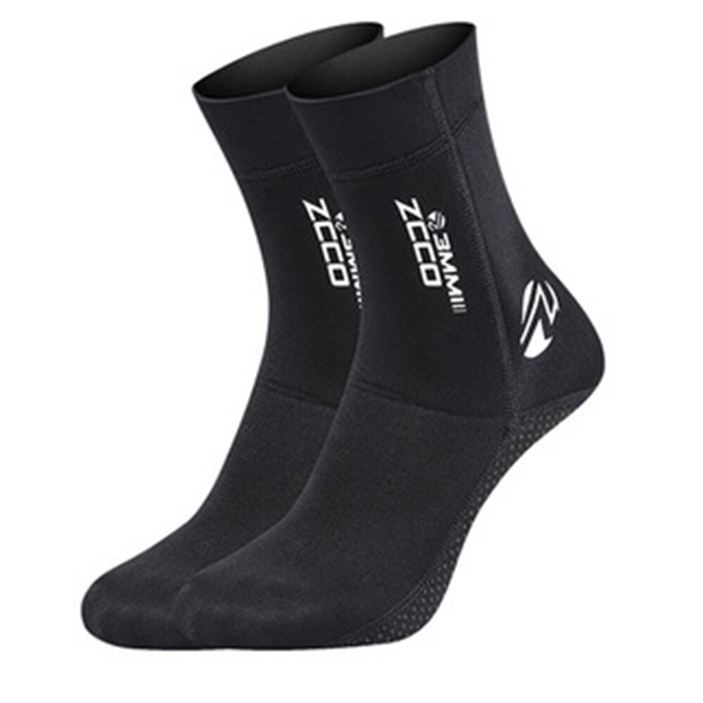 3Mm Neopreen Duiken Sokken Schoenen Water Laarzen Antislip Strand Laarzen Wetsuit Schoenen Warming Snorkelen Duiken Surfen Sokken voor Volwassen: Black / XL(43-44)