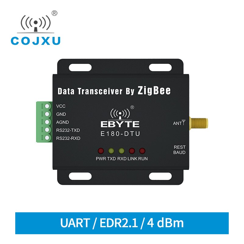 Zigbee 3.0 rs232 ad hoc rede iot transceptor rádio sem fio modem E180-DTU (ZG120-232)