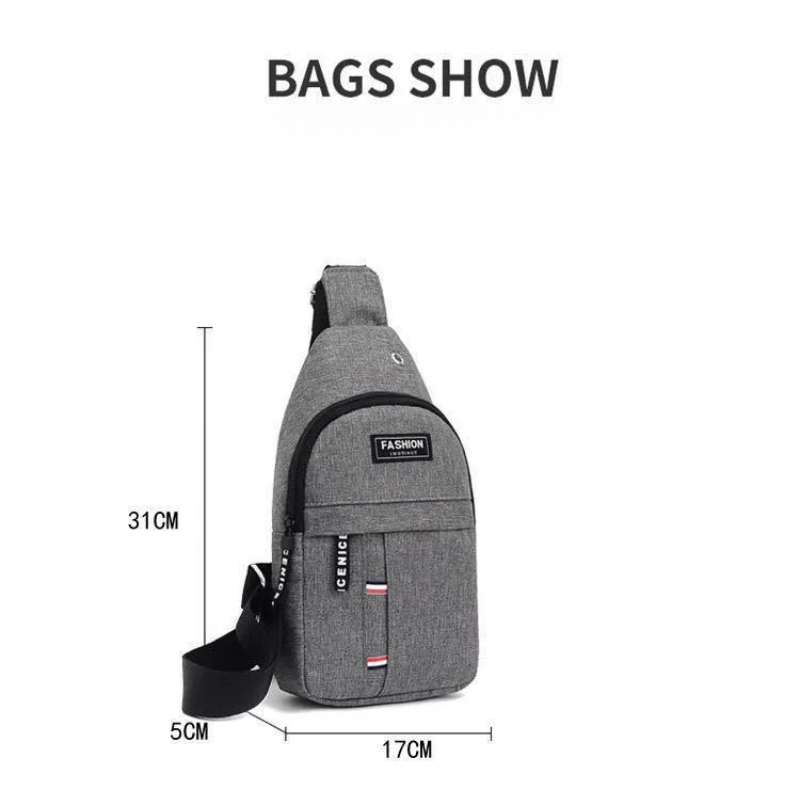 Herren Brusttasche, modische, lässige Umhängetasche, neue Aufbewahrungstasche, tragbare Mini-Schultertasche, Sport- und draussen-Aufbewahrungstasche