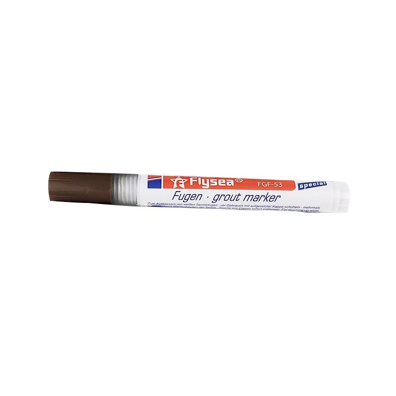 1Pcs Tile Grout Marker Repair Pen Tile Refill Grout Pen Waterproof Mouldproof Filling Agents Wall Porcelain Bathroom Cleaner: Brown2