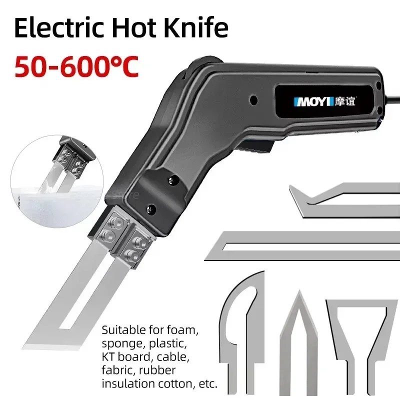 Electric Knife Rope Cutter Fabric Cutting Tool Heat Cutter Heat Sealer forSponge Cloth Board Webbing Continuous Working