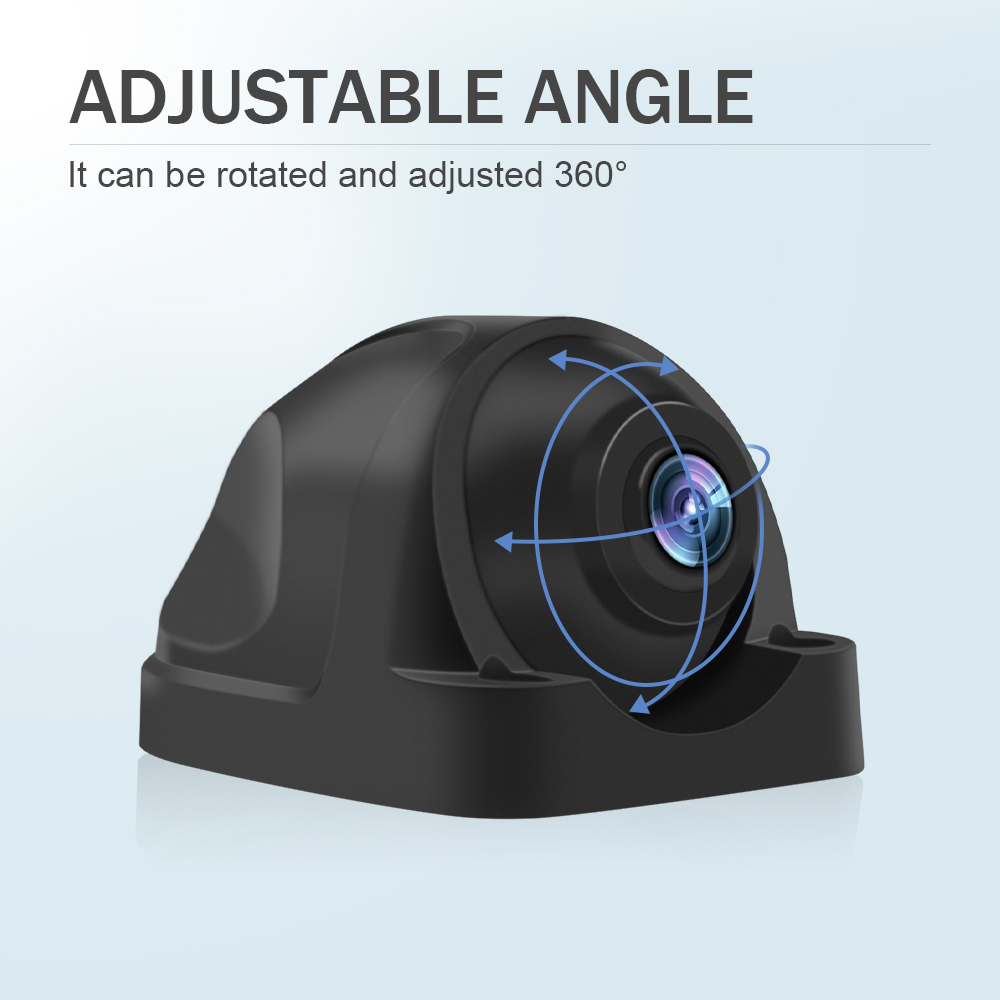 1920*1080P 720P AHD Side View Camera 360° Adjustable Angle Starlight Night Vision Vehicle Waterproof Camera For Bus Car Truck RV