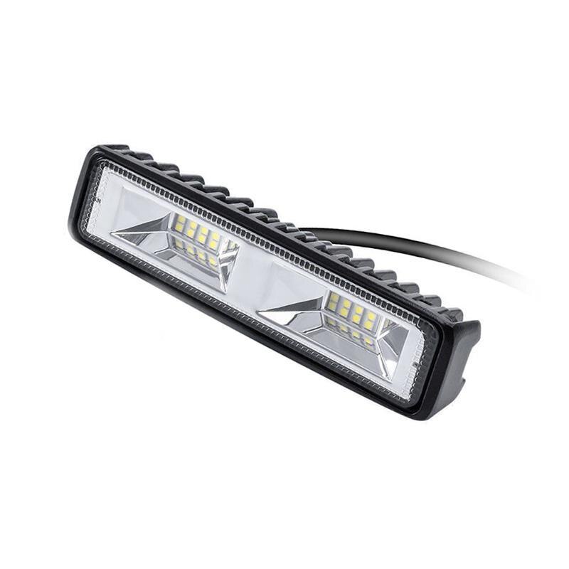 1-2Pcs 12V-24V LED Work Light Bar Flood Spot Offroad 4WD Car SUV Driving Fog Lamp Work Light Bar Flood Spot Offroad: 1Pcs-2K
