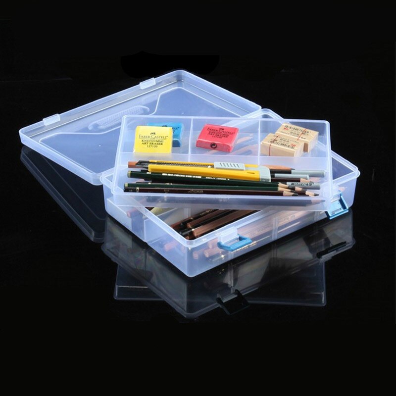 Estuche Escolar Hoogwaardige Estojo Escola Transparante Dubbele Laag Schets Etui Multifunctionele Monolaag Schoolbenodigdheden