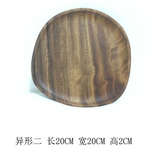 Ganze Holz liebeskummer Holz Unregelmäßigen Oval Massivholz Pfanne Platte Obst Gerichte Untertasse Tee-tablett Nachtisch Erzähler Geschirr einstellen: B 20X20X2CM