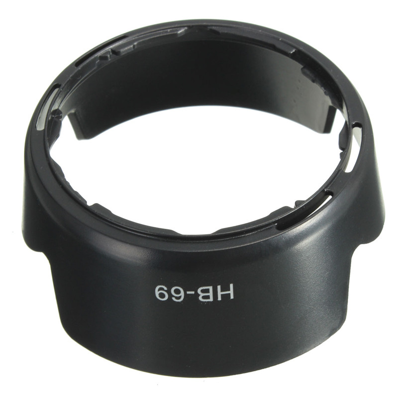 HB-69 Camera Lens Hood for Nikon AF-S DX 18-55mm F/3.5-5.6G VR II 52mm Good Shape Plastic Hood for Nikon D3200/D3300/D5200/D5300