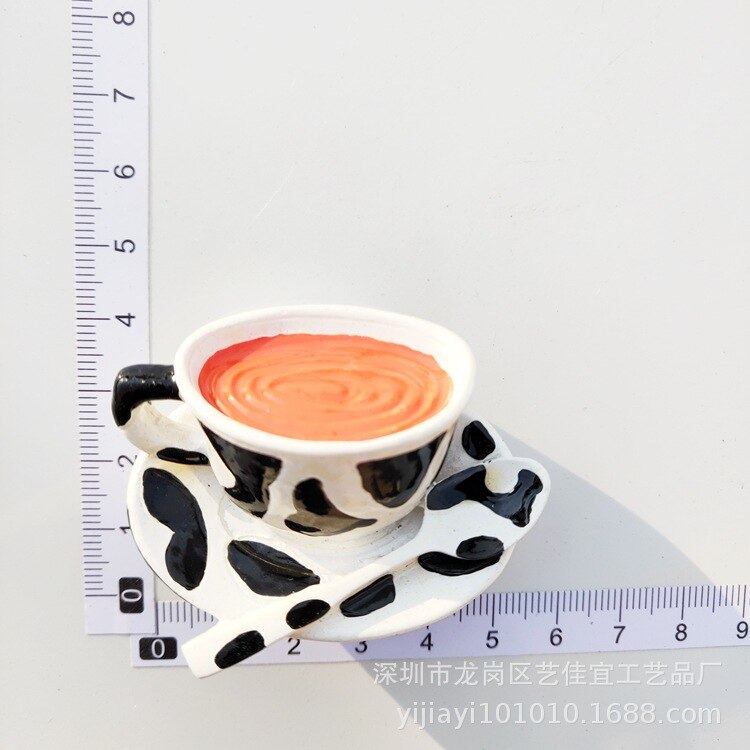 Autocollants frigidaire | Aimants, Simulation pain petit déjeuner après-midi thé fruits Dessert cuisine, décoration réfrigérateur en résine autocollants idées: 8